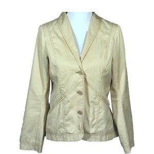 Sundance | Cotton Tan Blazer Style Jacket